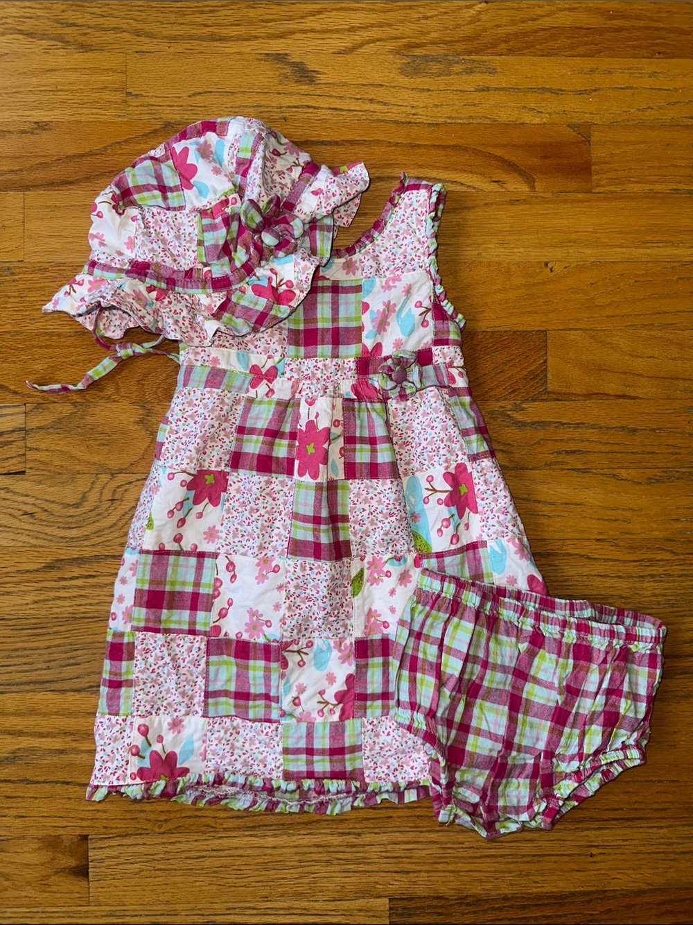 Savannah Babygirl Patchwork Sundress - Picture 2 of 7